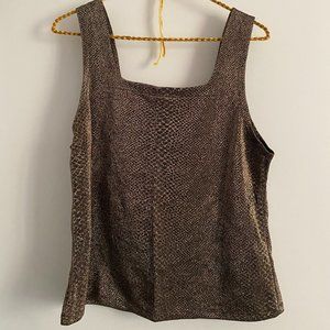 Cinema Etoile gold tank top